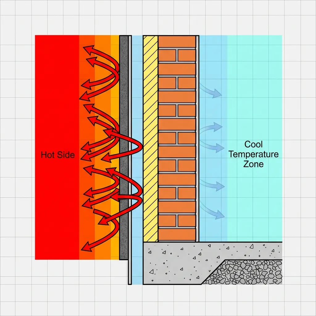 Thermal insulation properties of AAC blocks and cooling energy savings